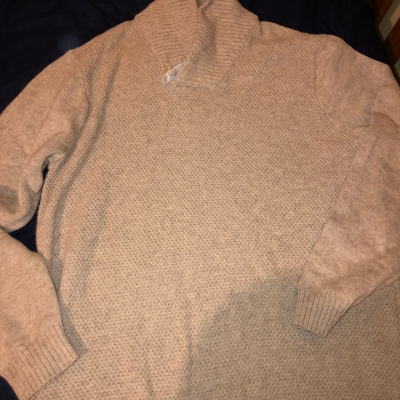 Old Navy Knitted Tan Sweater - Picture 2 of 2